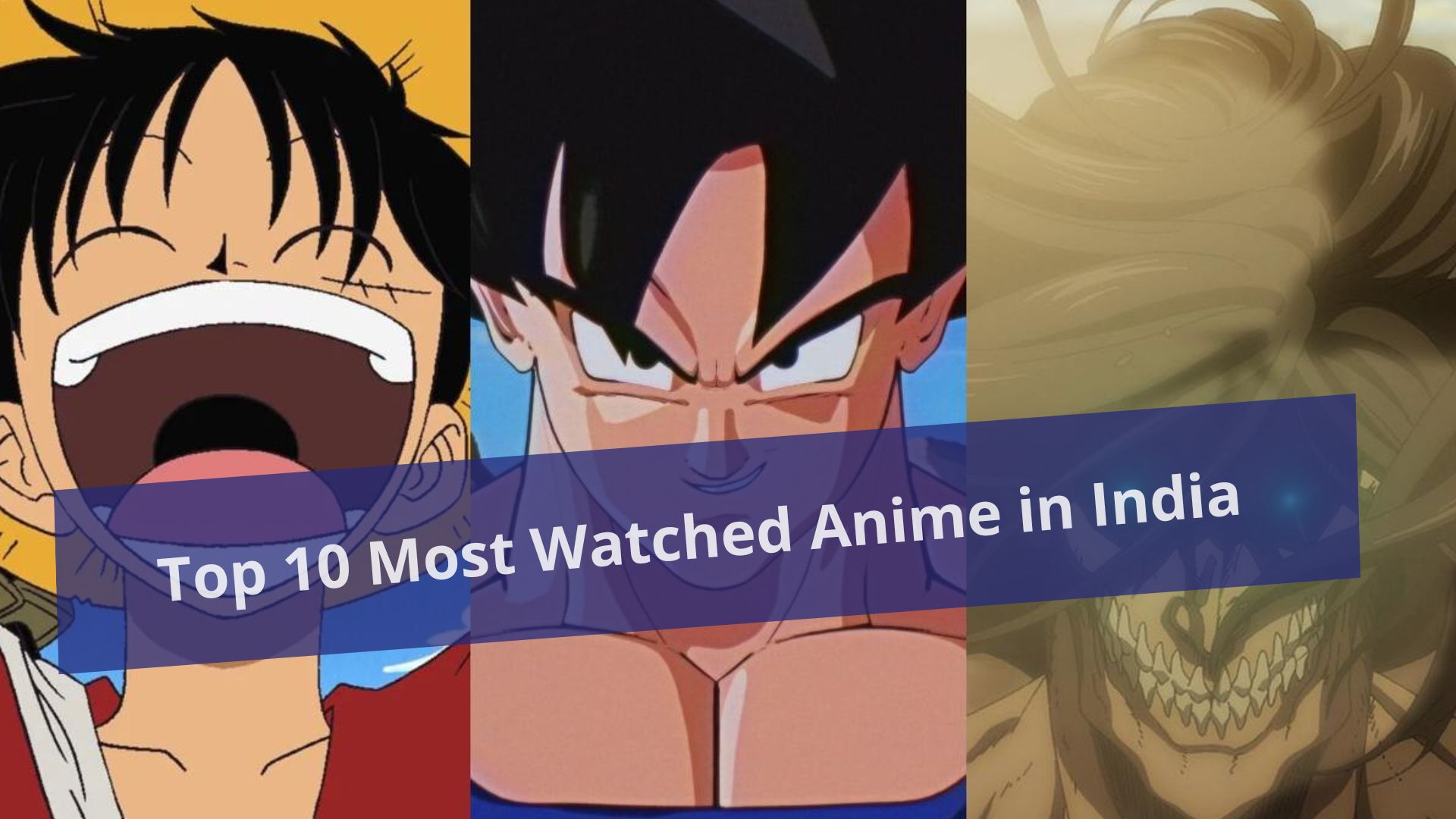 Top 10 Most Watched Anime in India